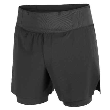 Salomon Sense Aero 2in1 Shorts 5" Homme Deep Black
