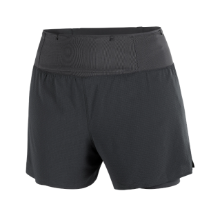 Salomon Sense Aero 2in1 Trail 4" Femme Deep Black