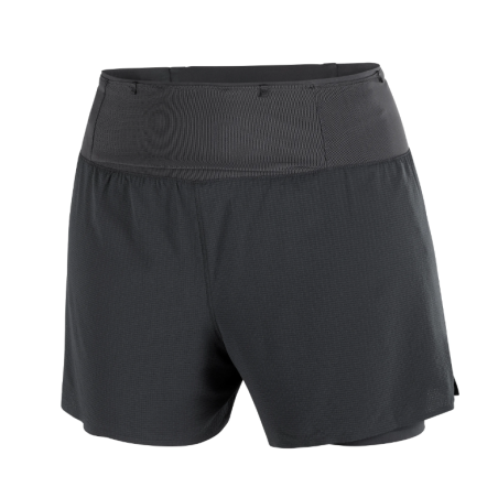 Salomon Sense Aero 2in1 Trail 4" Femme Deep Black