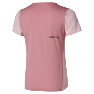 Mizuno Tech Light Short Sleeve Tee Femme Rose/Elegance