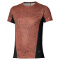 Mizuno Graphic Short Sleeve Tee Homme Copper/Brown