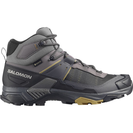Salomon X Ultra 5 Mid GTX Homme Dark Gull Gray/Asphalt/Willow