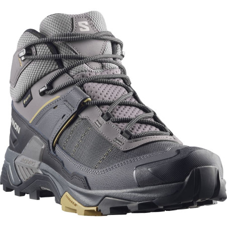 Salomon X Ultra 5 Mid GTX Homme Dark Gull Gray/Asphalt/Willow