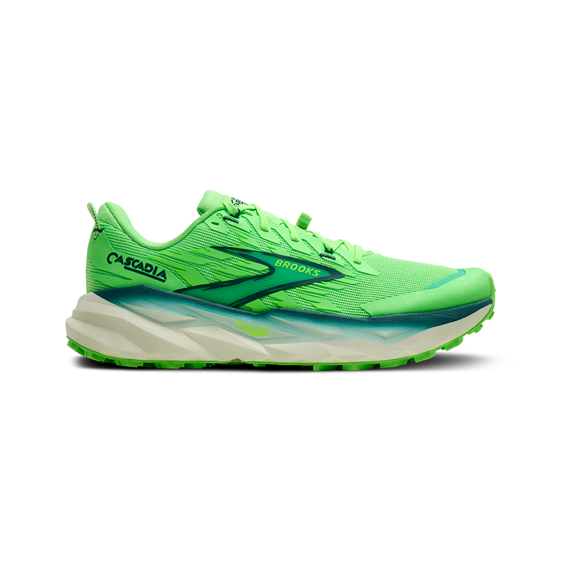 Brooks Cascadia 19 Homme Gecko/Atlantic Dee/Bluewash