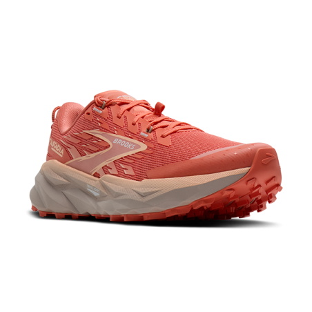 Brooks Cascadia 19 Femme Peach Echo/Chateau/White