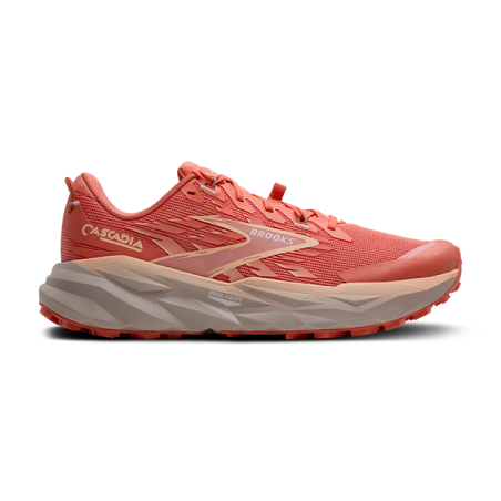 Brooks Cascadia 19 Femme Peach Echo/Chateau/White