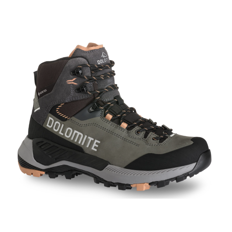 Dolomite Vernale Leather High GTX Femme Silver Green/Sand Pink