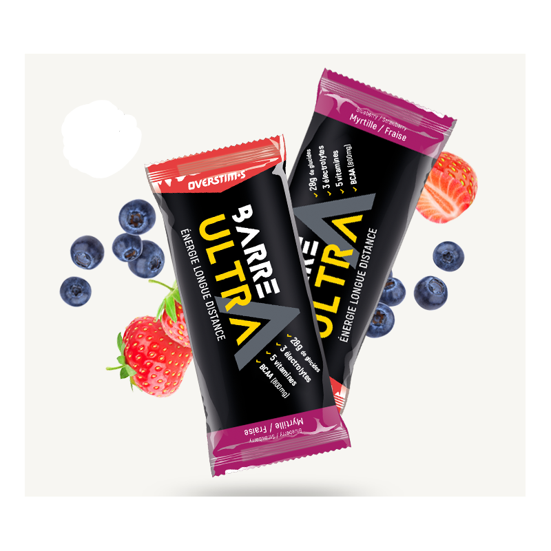 Overstim's Barre Ultra Myrtille/Fraise