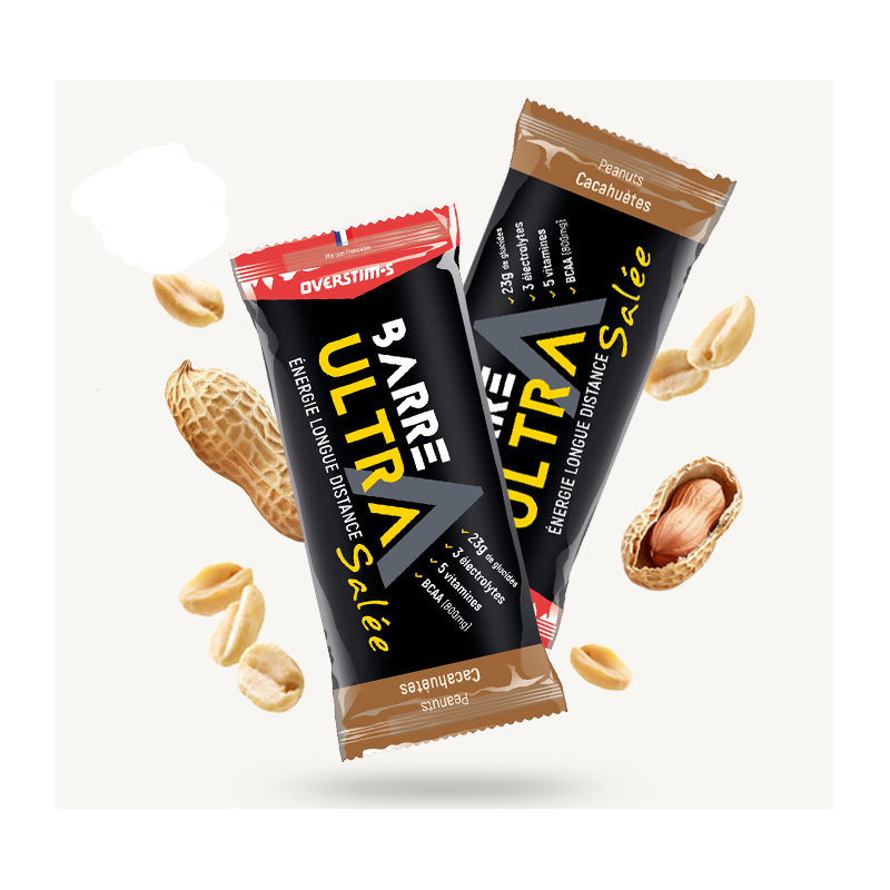 Overstim's Barre Ultra Salée Cacahuète