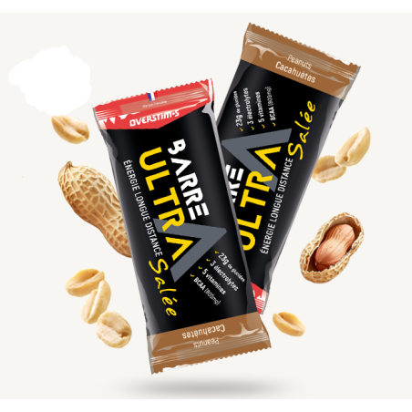 Overstim's Barre Ultra Salée Cacahuète