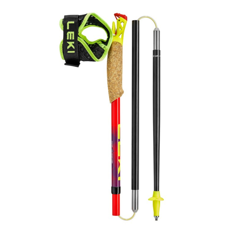 Leki Ultratrail FX.One Bright red/Violet/Neon Yellow