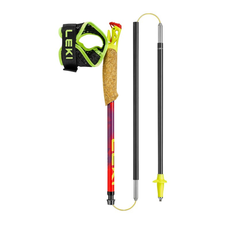 Leki Ultratrail FX.One SL Bright Red/Violet/Neon Yellow