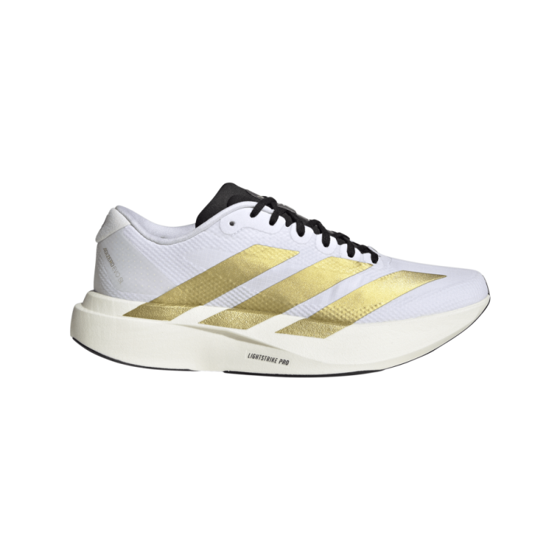 Adidas Adizero EVO SL Woven Femme Cloud White/Matte Gold/Core Black Adidas Adizero EVO SL Woven Femme Cloud White/Matte Gold/Core Black