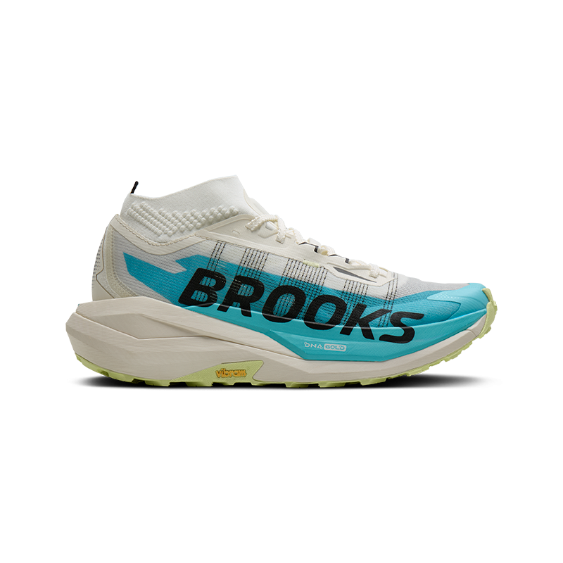 Brooks Cascadia Elite Unisexe Star White/Bluefish/Black