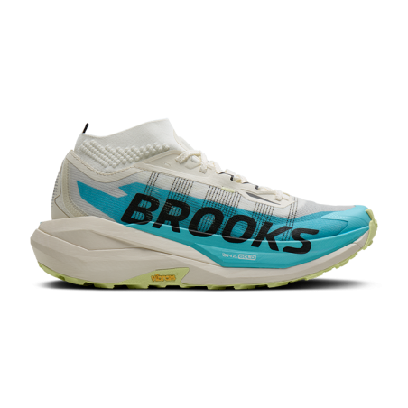Brooks Cascadia Elite Unisexe Star White/Bluefish/Black