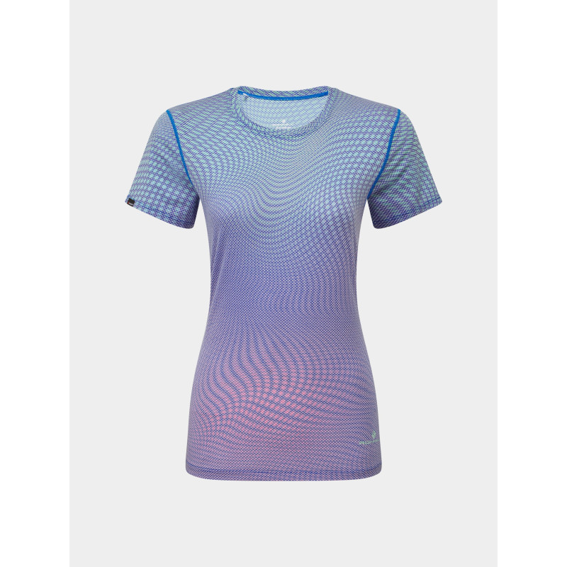 Ronhill Tech Golden Hour S/S Tee Femme Classic Blue Refraction