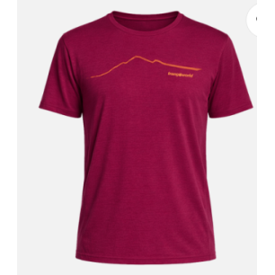 Trangoworld T-Shirt Serneus Homme Bordeaux