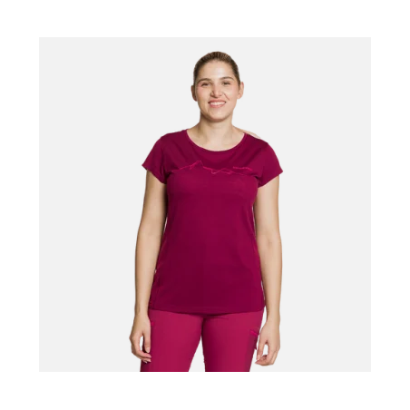 Trangoworld T-shirt Biella Femme Bordeaux
