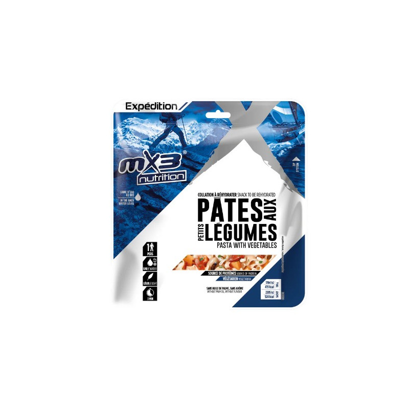 MX3 Nutrition Pâtes Aux Petits Légumes