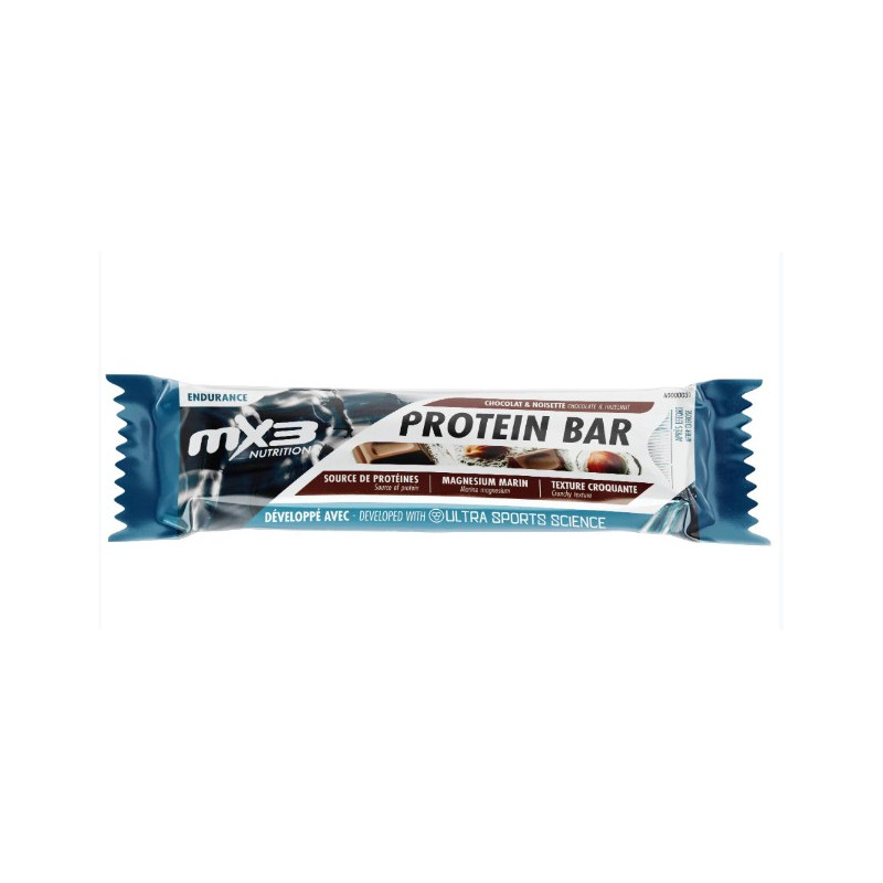 MX3 Nutrition Barre Protéinée Chocolat/Noisette