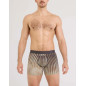 Saxx Smooth Flex Light Compression Boxer Brief 6" Lustre Weave/FD Black