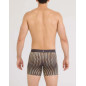 Saxx Smooth Flex Light Compression Boxer Brief 6" Lustre Weave/FD Black