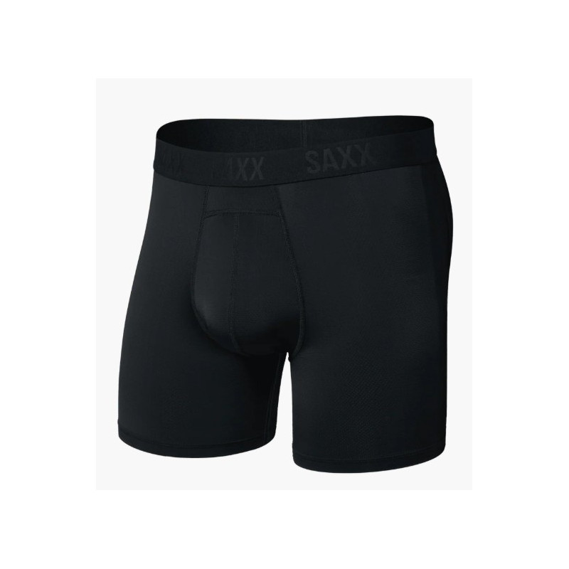 Saxx Smooth Flex Light Compression Boxer Brief 6" Black