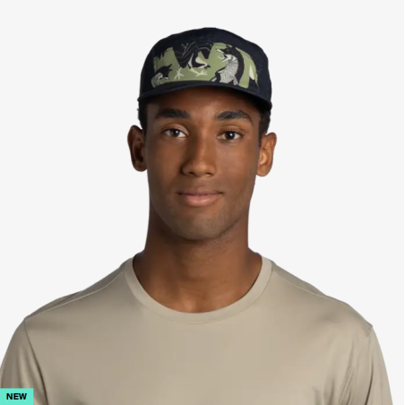 Buff 5 Panel Go Cap Rub Chomp Black