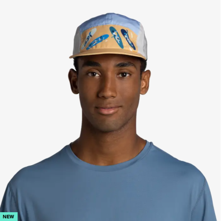 Buff 5 Panel Go Cap Luvi Glory Blue