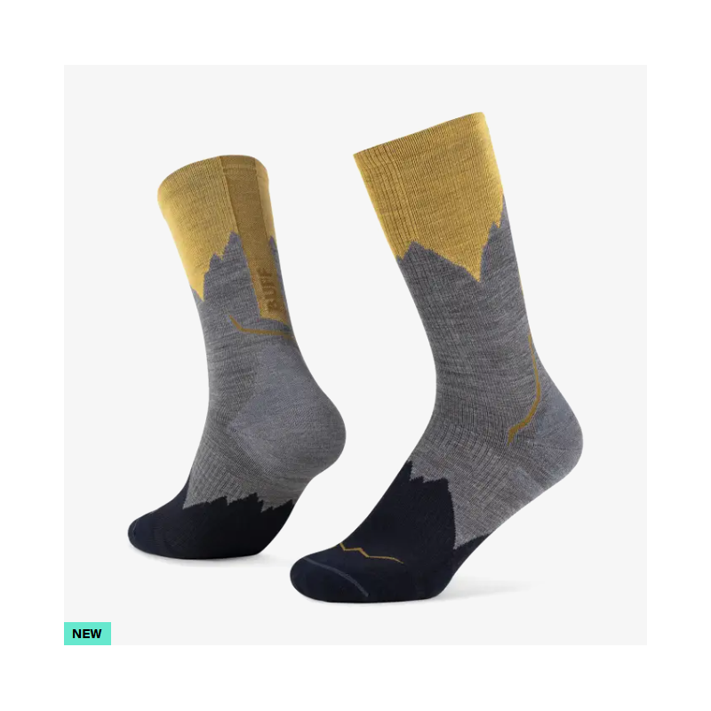 Buff Merino Lightweight Crew Sock Grey Buff Merino Lightweight Crew Sock Grey