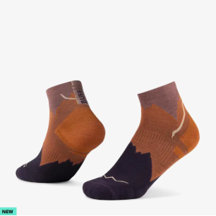 Buff Merino Lightweight Quarter Sock Ginger