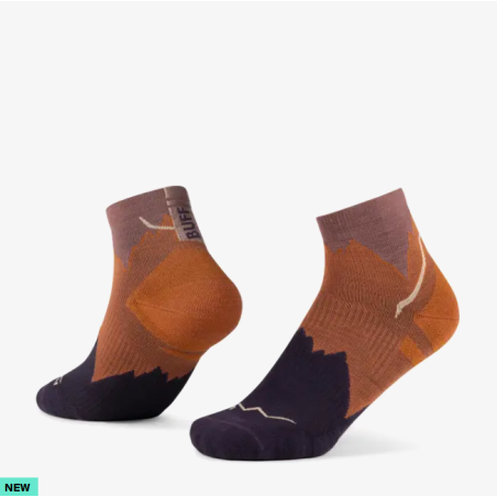 Buff Merino Lightweight Quarter Sock Ginger