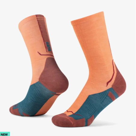 Buff Merino Lightweight Crew Sock Flamingo