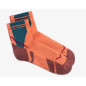 Buff Merino Lightweight Quarter Sock Flamingo