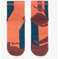 Buff Merino Lightweight Quarter Sock Flamingo