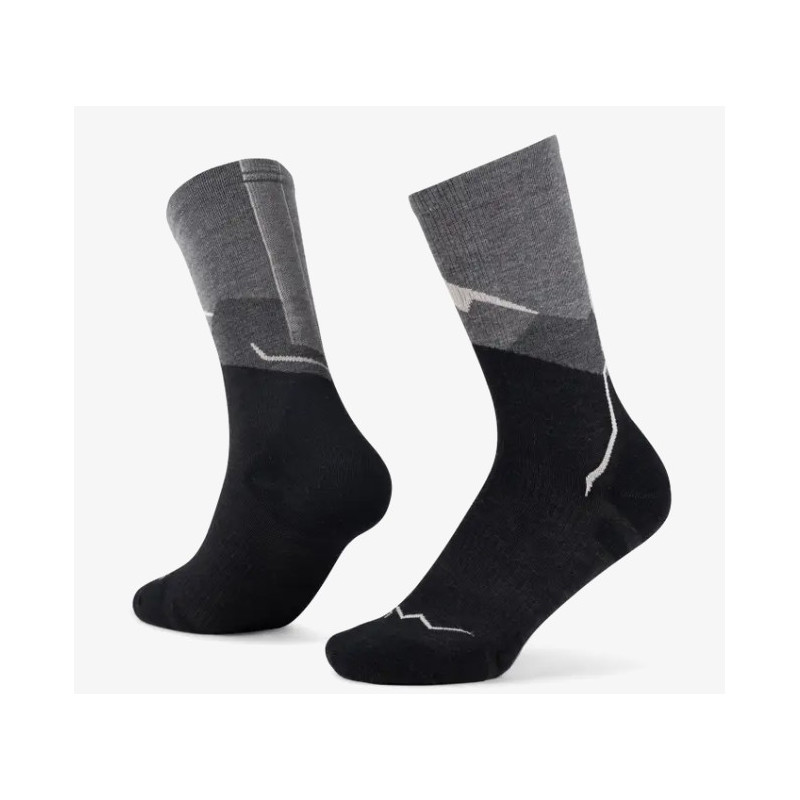 Buff Merino Lightweight Crew Sock Graphite