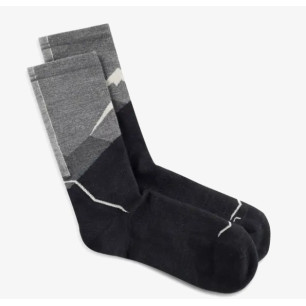 Buff Merino Lightweight Crew Sock Graphite