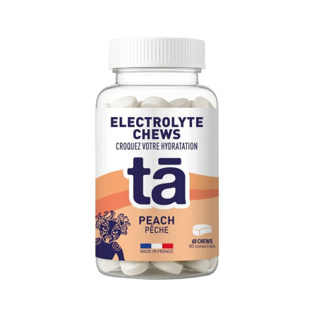 Ta Energy Electrolytes Chews Pêche - 60 comprimés