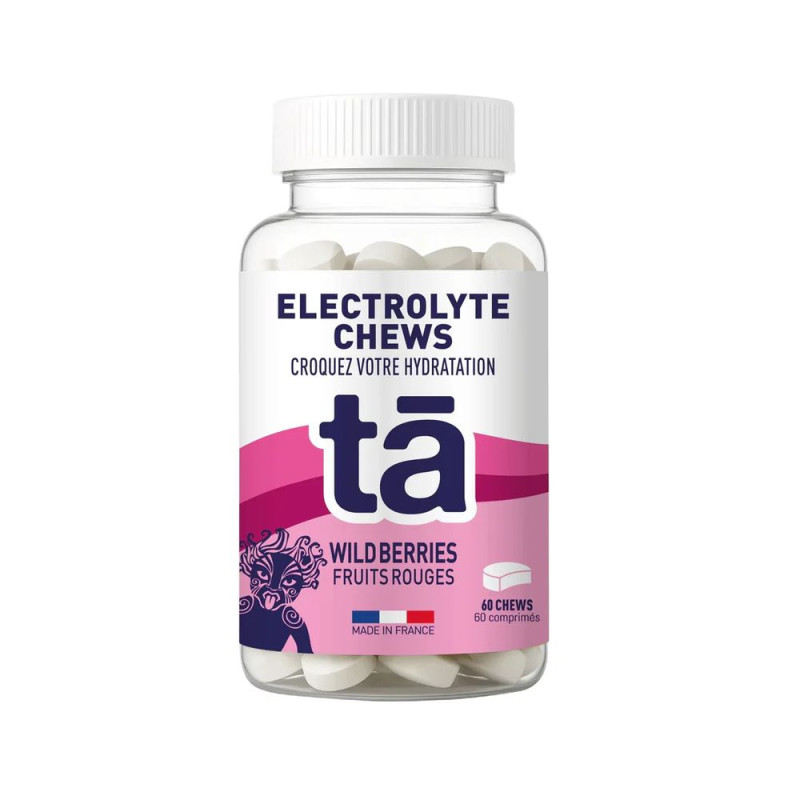 Ta Energy Electrolytes Chews Fruits Rouge - 60 comprimés