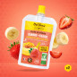 Meltonic Purée Protéinée bio Banane/Fraise