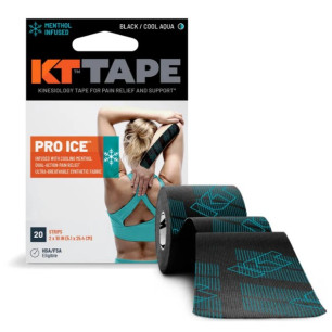 KT Tape Pro Ice Black/Cool Aqua