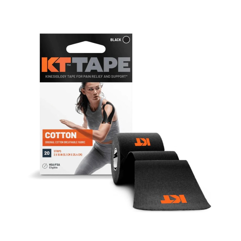 KT Tape KT Original Tape Precut (20x25cm) Black
