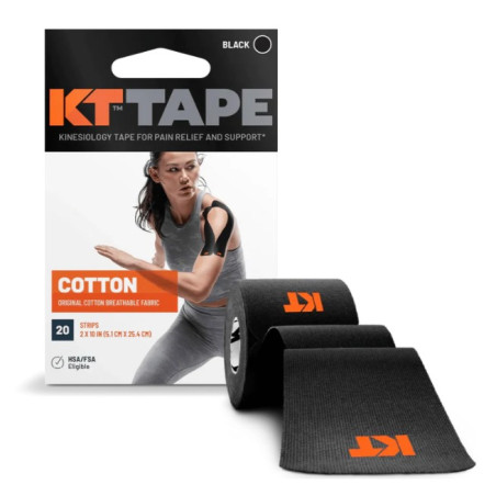 KT Tape KT Original Tape Precut (20x25cm) Black