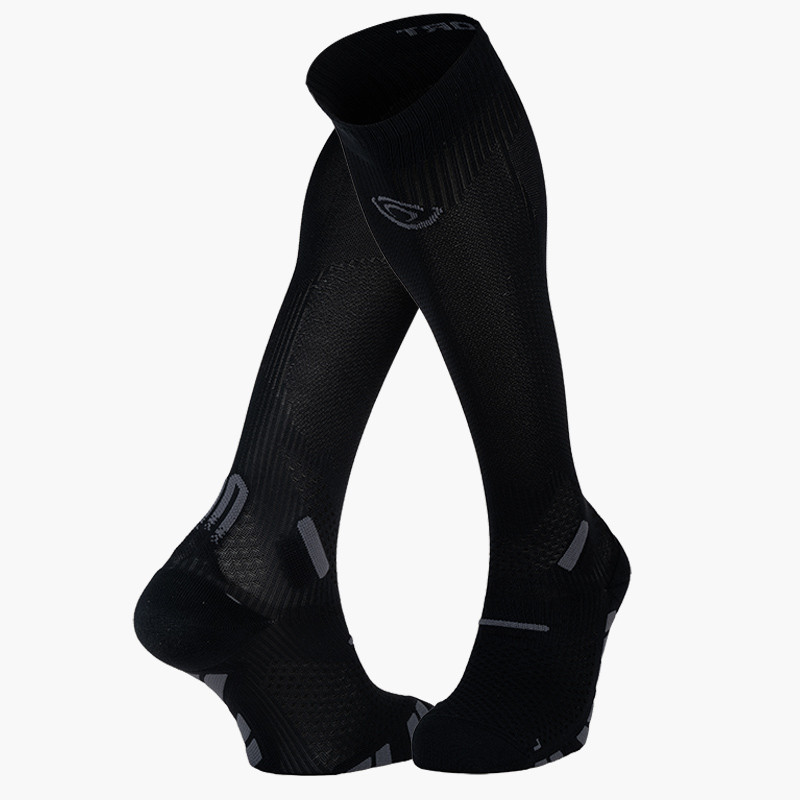 BV Sport Chaussette Trail Compression Noir/Gris