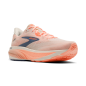 Brooks Ghost 18 Femme Star White/Cyber Peach/Grey