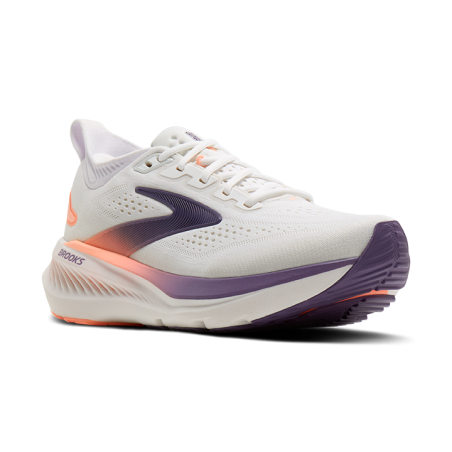 Brooks Glycerin 23 Femme White/Mulled Grape/Clear