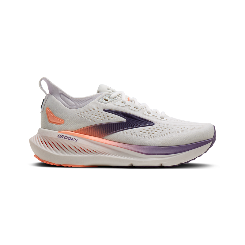 Brooks Glycerin 23 Femme White/Mulled Grape/Clear