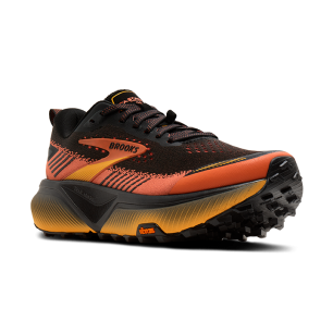 Brooks Cascadia 20 Homme Black/Tigerlily/Orange