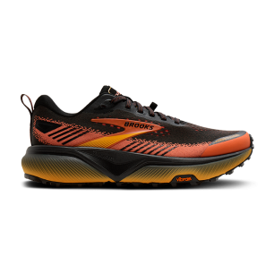 Brooks Cascadia 20 Homme Black/Tigerlily/Orange