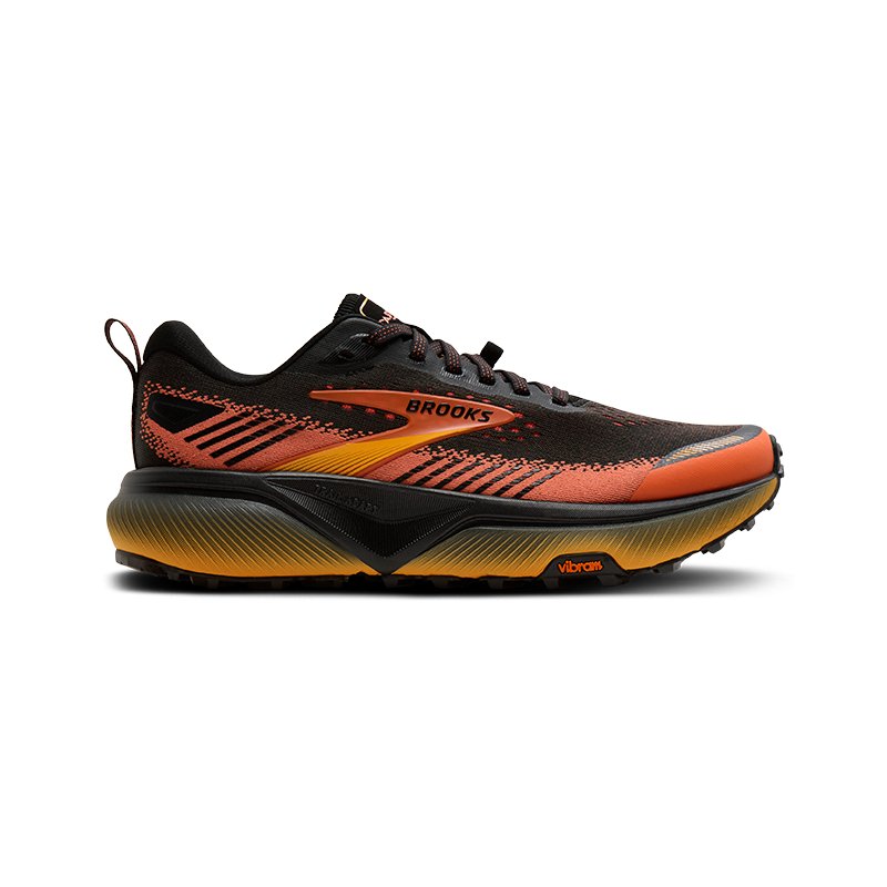 Brooks Cascadia 20 Homme Black/Tigerlily/Orange